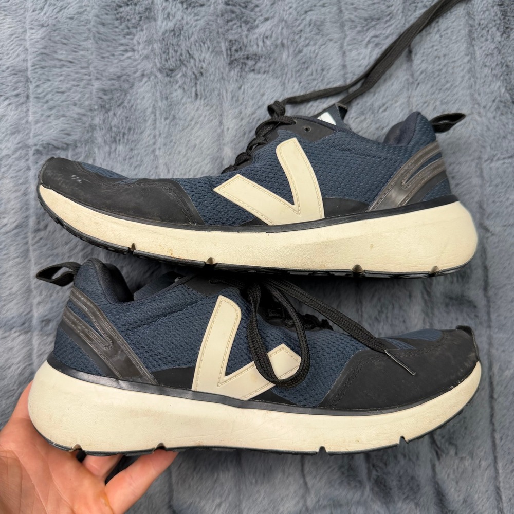 Veja Condor 2 Alveomesh Navy Blue Cream Running Shoes Womens Size 8 EUR 39